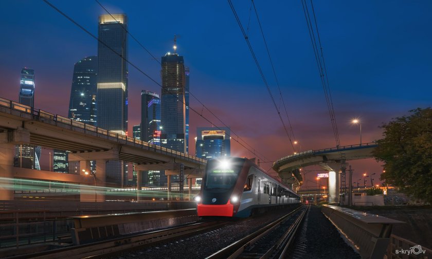 Иволга МЦД Москва Сити