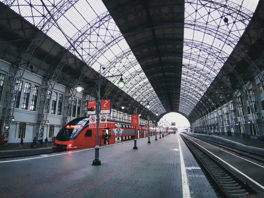 Казанский вокзал перрон