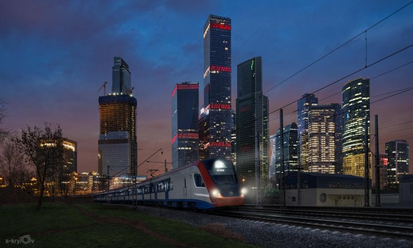 Иволга МЦД Москва Сити