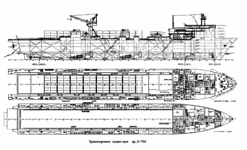 Чертеж судна Севморпуть