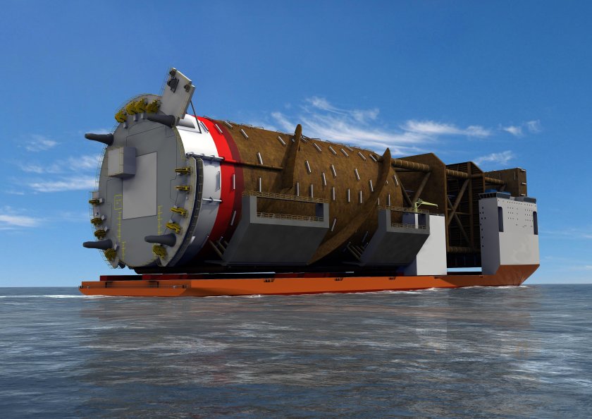 Самый большой в мире корабль - док (Dockwise Vanguard)