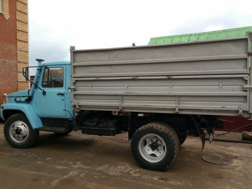 ГАЗ 4301 самосвал с прицепом