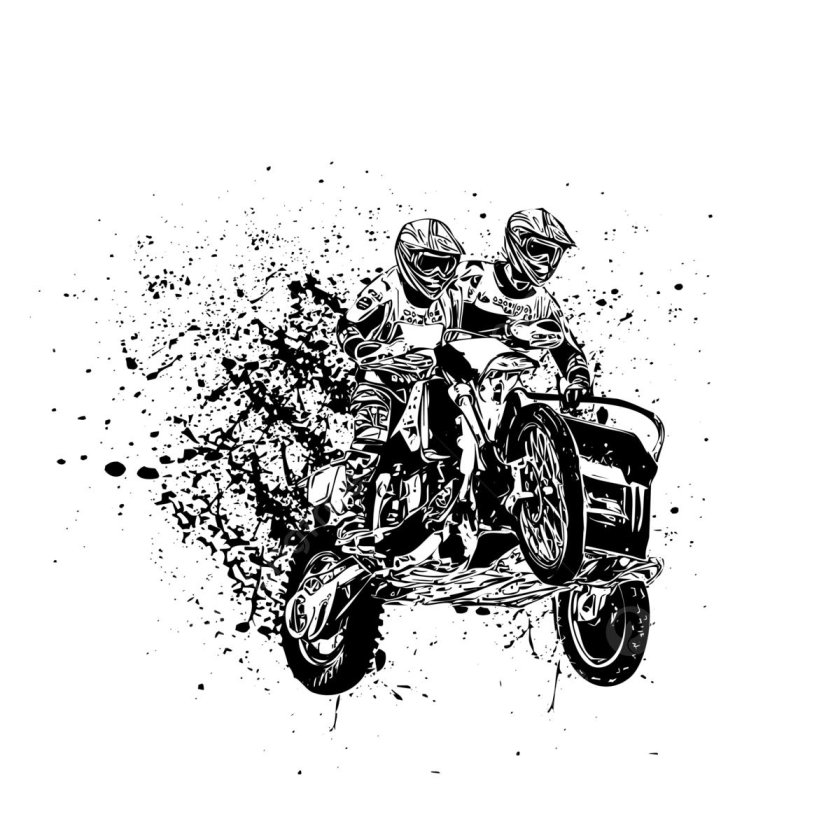 Байкер вектор