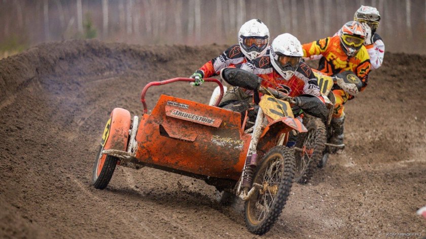 Мотокросс с коляской Ирбит