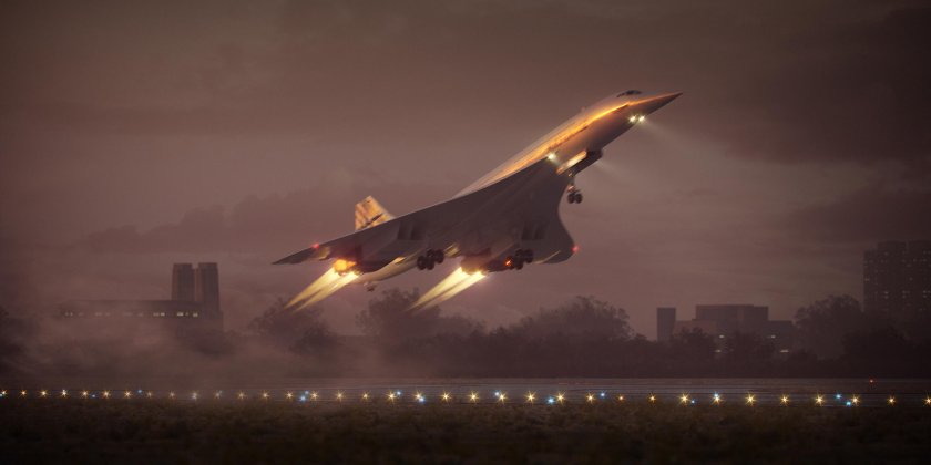 Реактивный самолет Конкорд