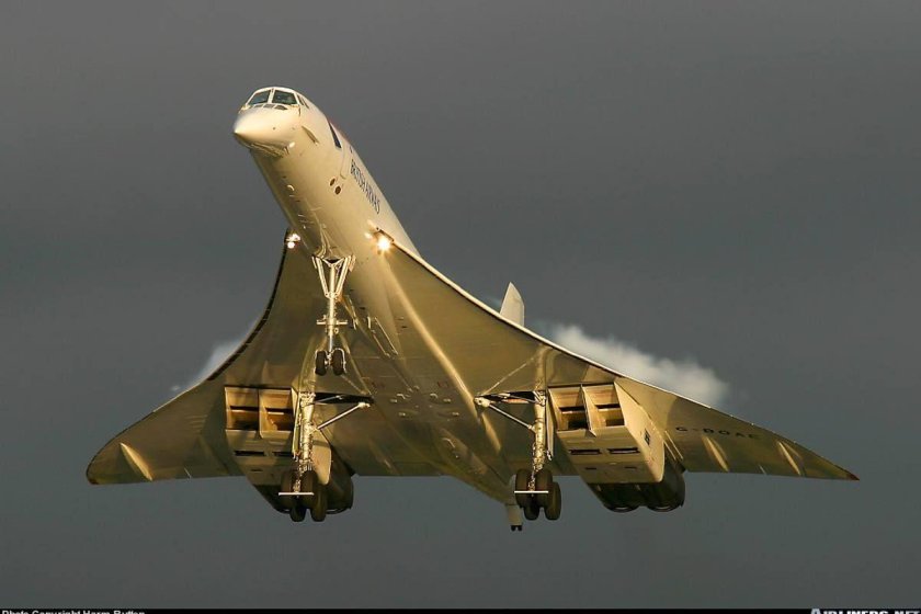 Реактивный самолет конкорд