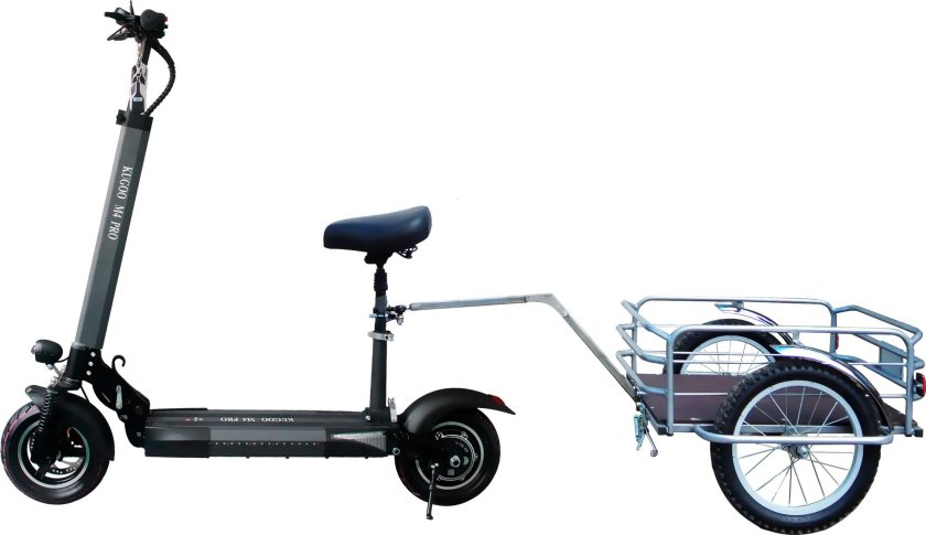 Электросамокат с прицепом