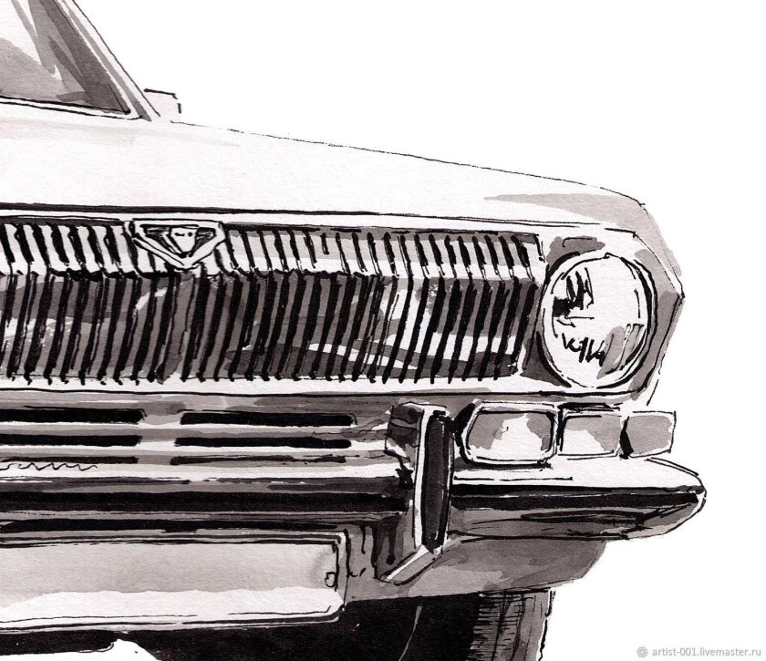 ГАЗ 24 Волга с 4 фарами