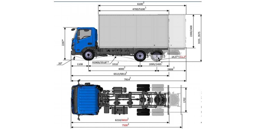 Газ валдай next габариты