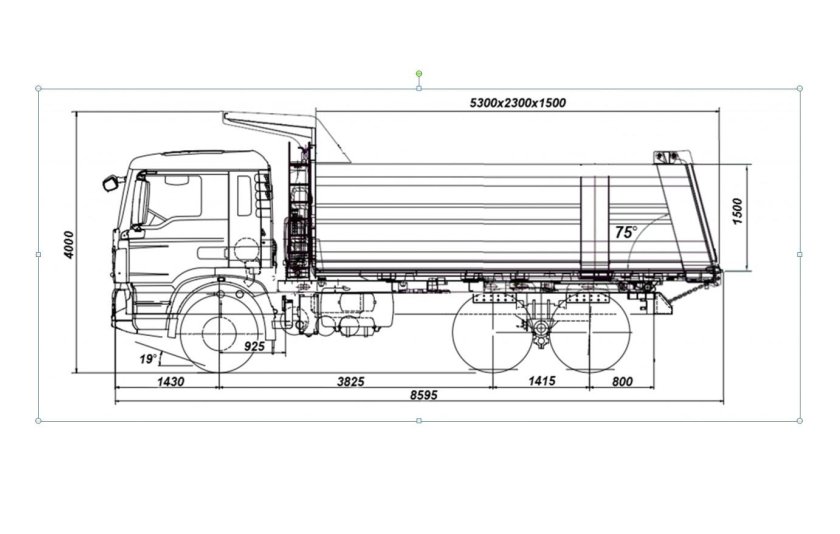 Габариты скания самосвал 8х4