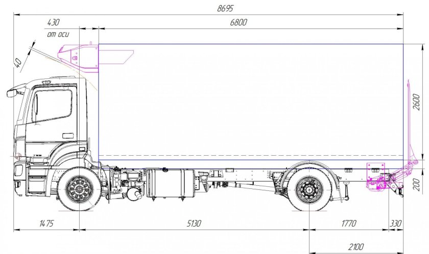 КАМАЗ 43253 шасси