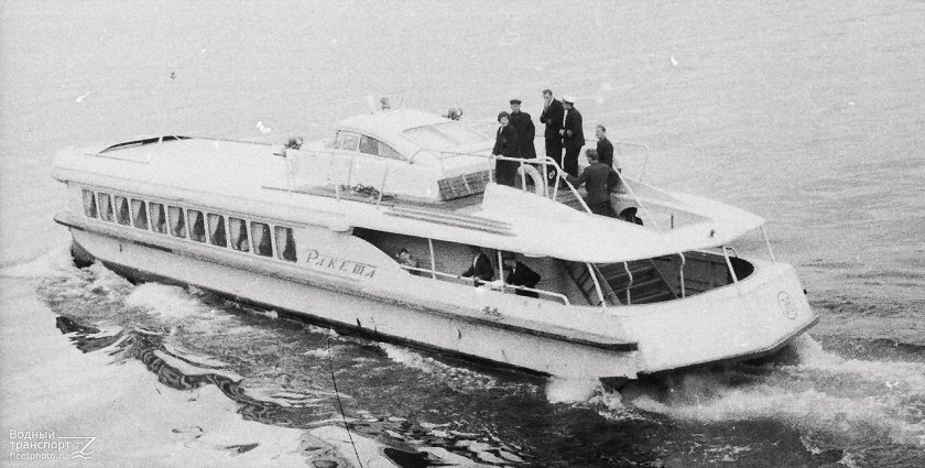Теплоход ракета СССР
