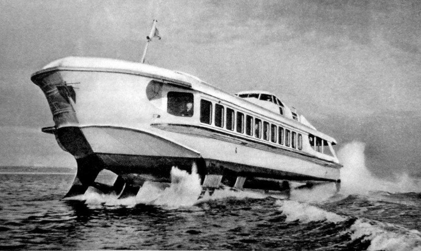 Теплоход ракета Сормово 1957
