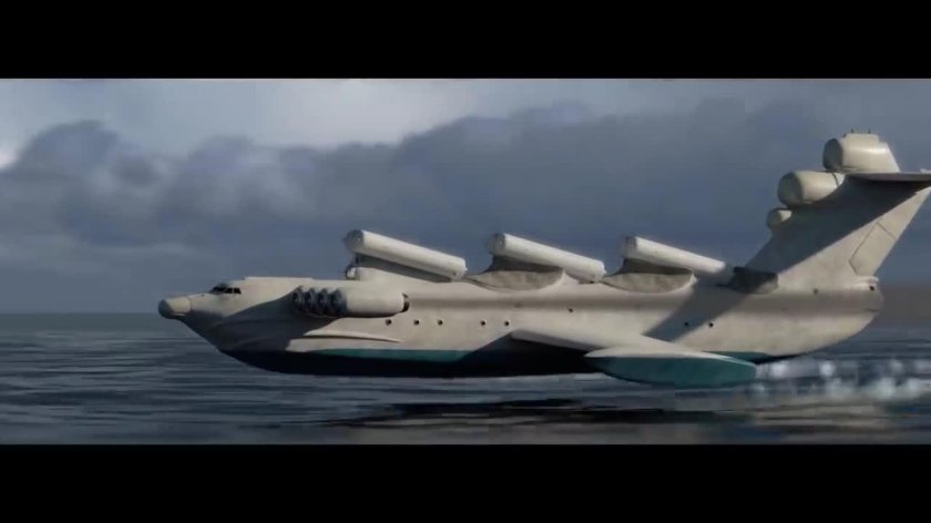 Ракетный корабль-экраноплан Лунь