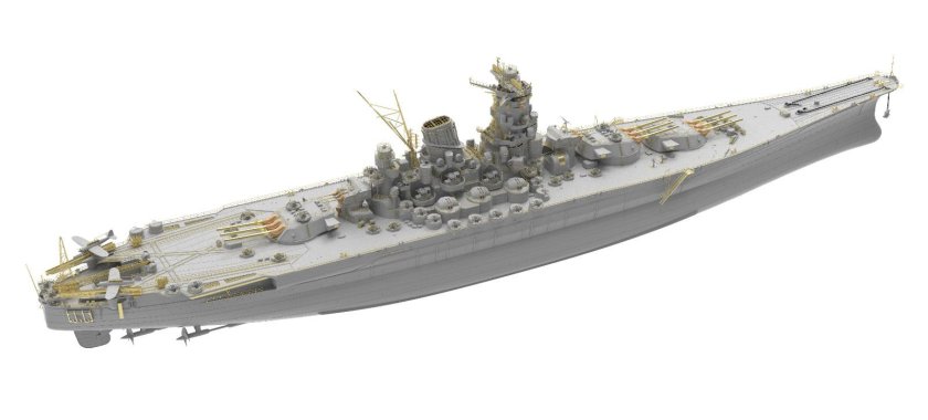 Линкор ямато модель 1/350