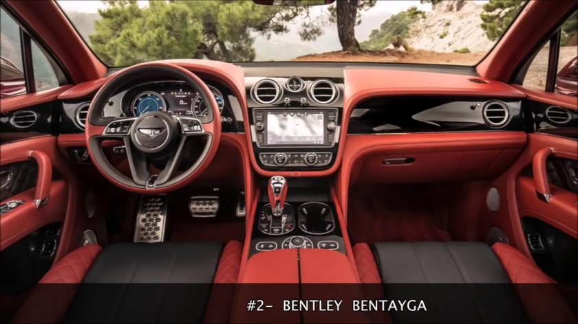 Bentley Bentayga 2016 салон