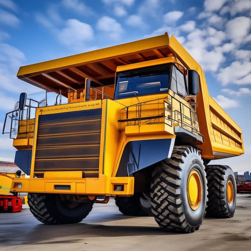 Карьерный самосвал белаз 75600
