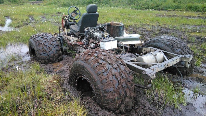 Болотоход с УАЗ 469