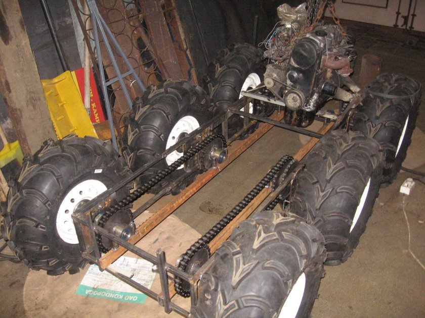 Вездеход переломка 6х6