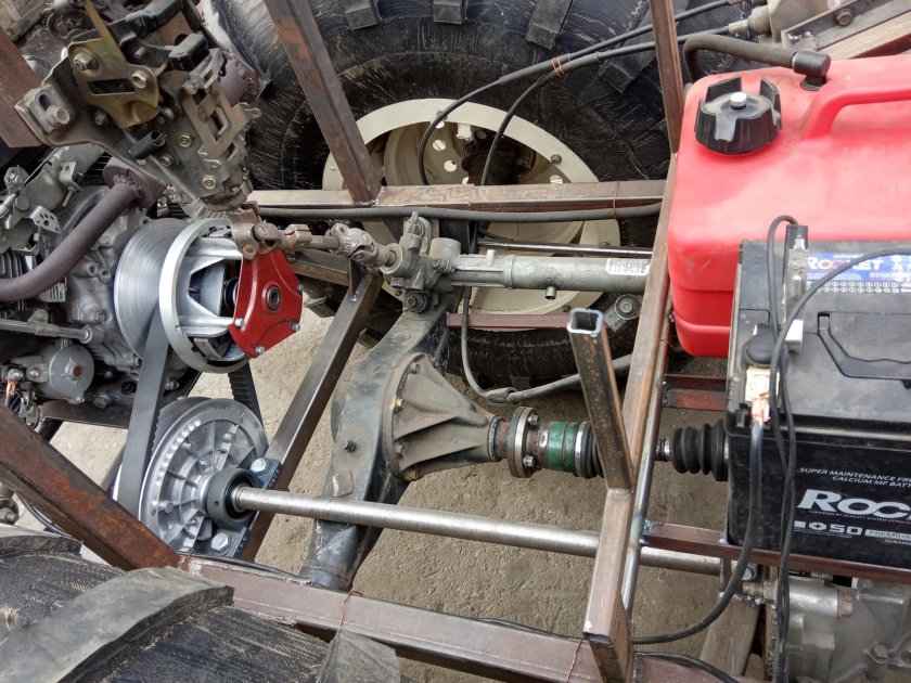 Вездеход переломка с коробкой ВАЗ 2107