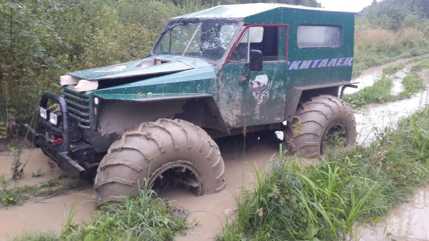 УАЗ 469 на ободрышах