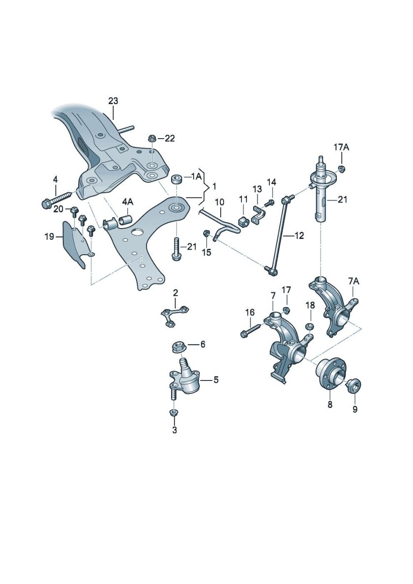 Передняя подвеска шкода рапид