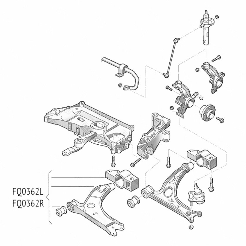 Сайлентблок fixar арт. Fg0231