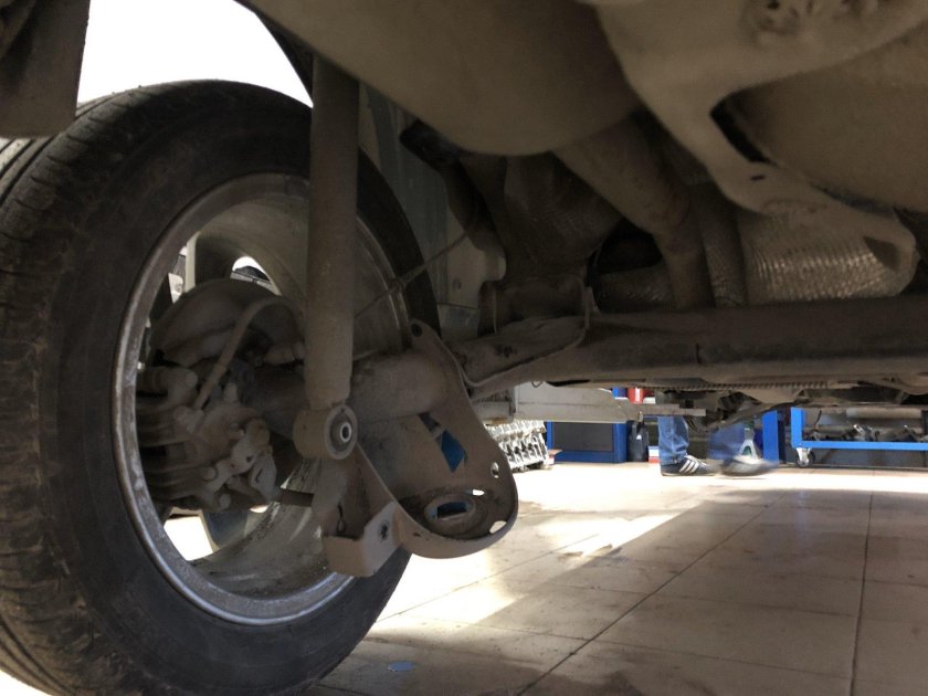 Задняя подвеска Рапид 2017