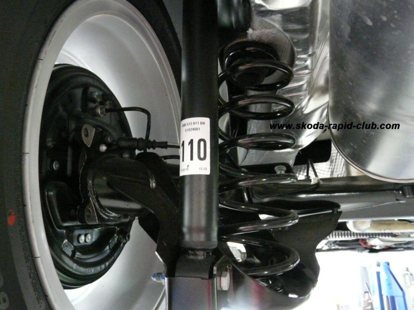 Задняя подвеска Рапид 2017