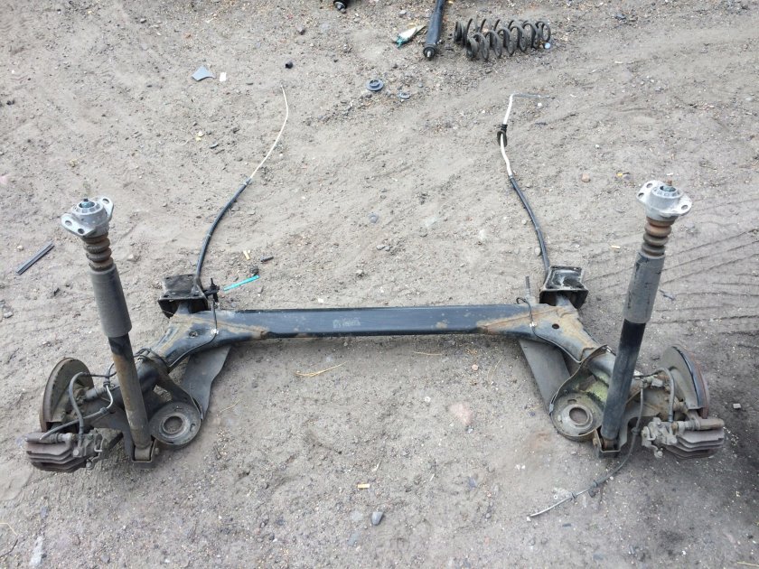 Задняя подвеска шкода рапид