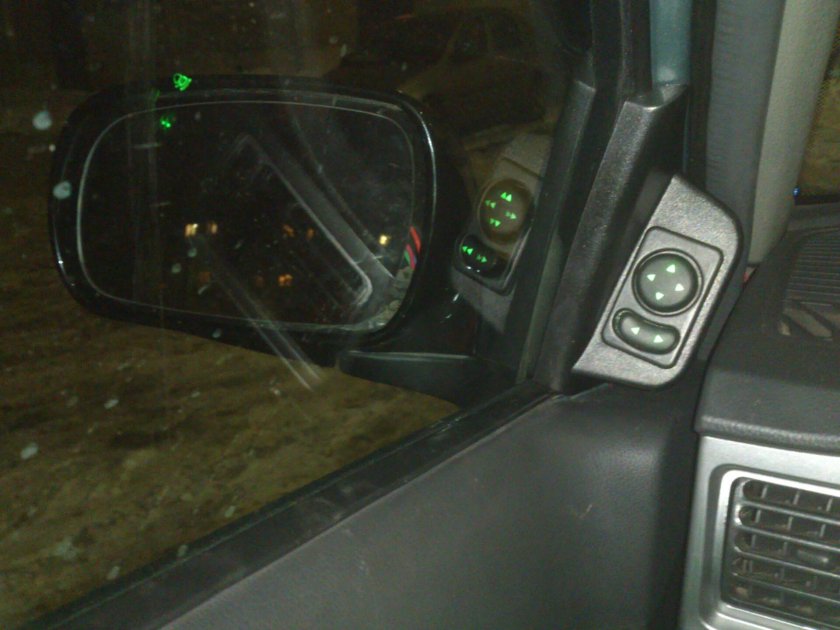 Зеркало заднего вида Дэу Нексия n150 2шт. Электроподогревом и приводом