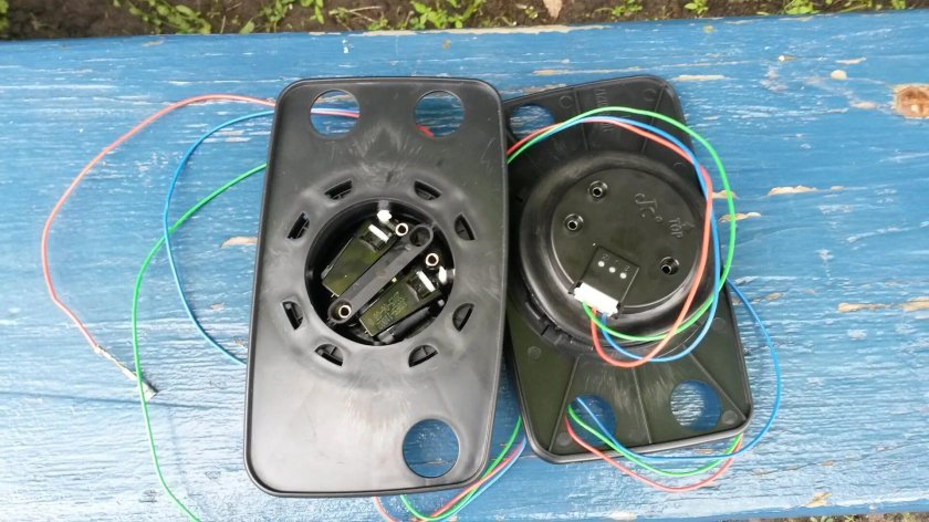 Электропривод зеркал приора