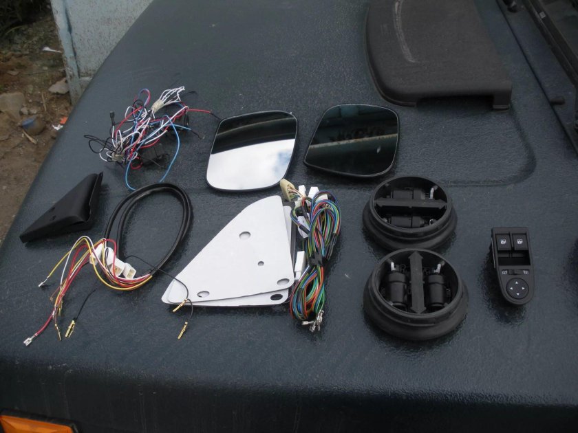 Комплект подключения электрозеркал на ниву