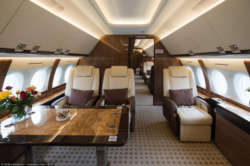 Airbus a380 Business Jet внутри