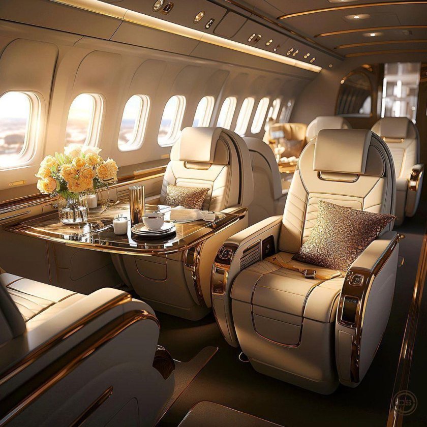 Салон частного самолета