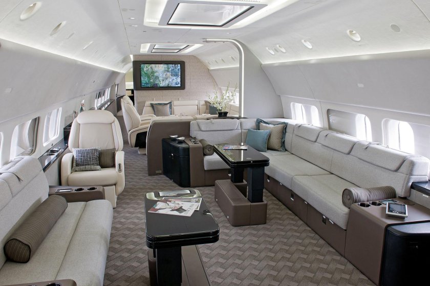Boeing Business Jet (BBJ) салон
