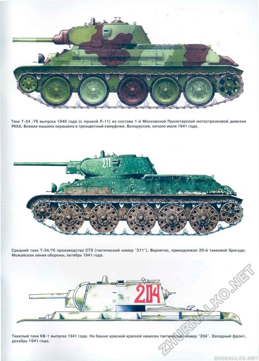 Танк т-34-76 образца 1941 года