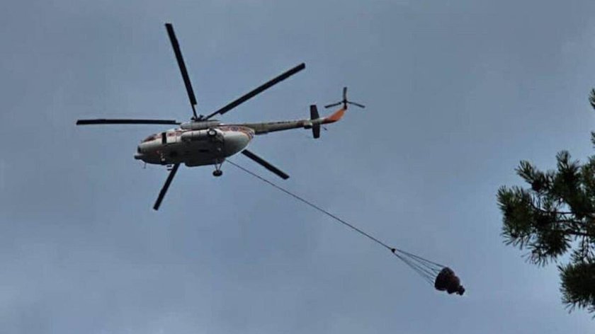 Вертолет "пожарный"