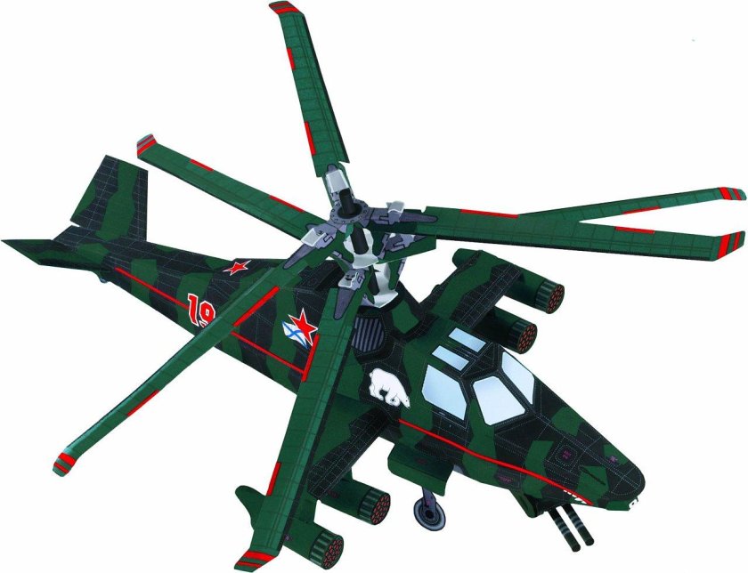 Умная бумага вертолет