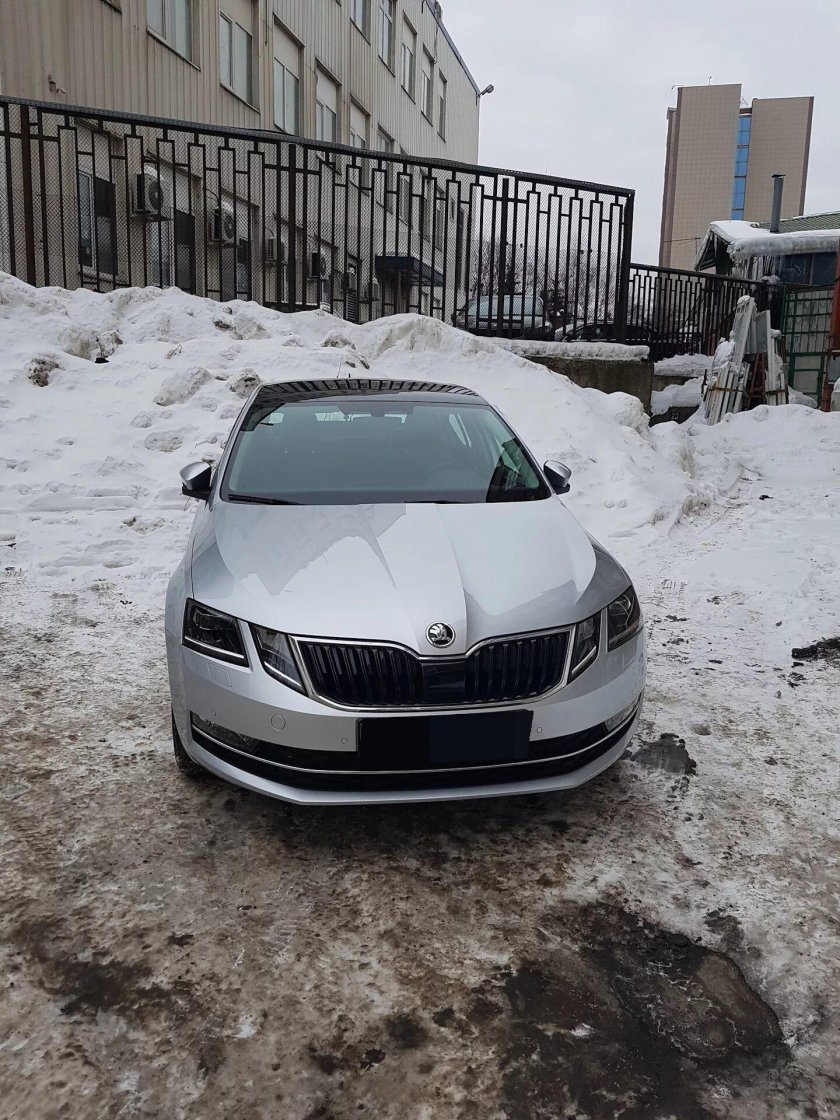 Шкода Октавия а7 Рестайлинг антихром