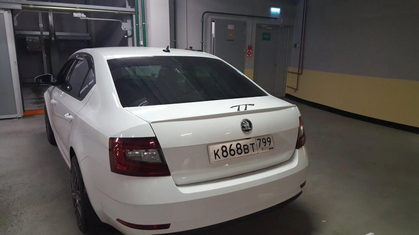 Skoda Octavia a8 сзади сарай