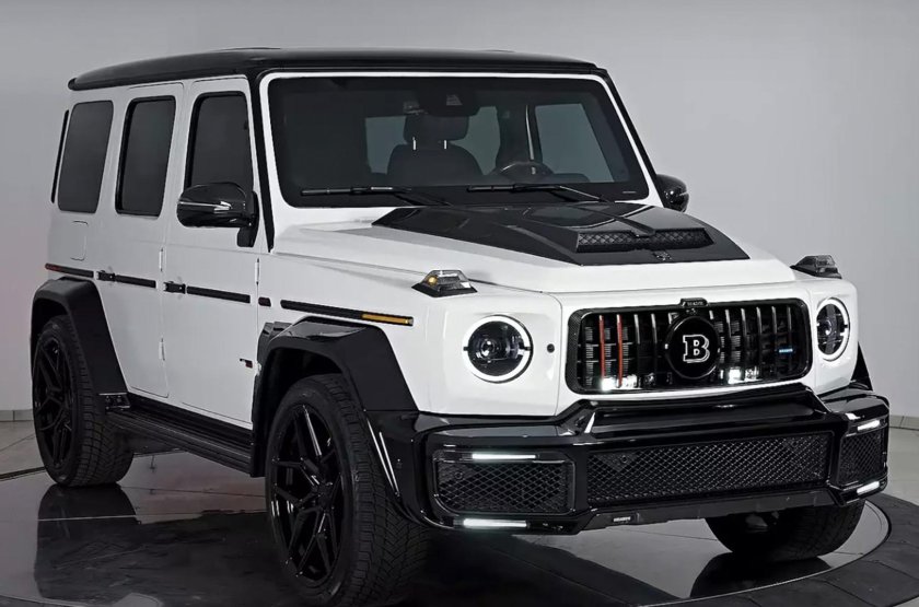 Мерседес гелендваген брабус белый