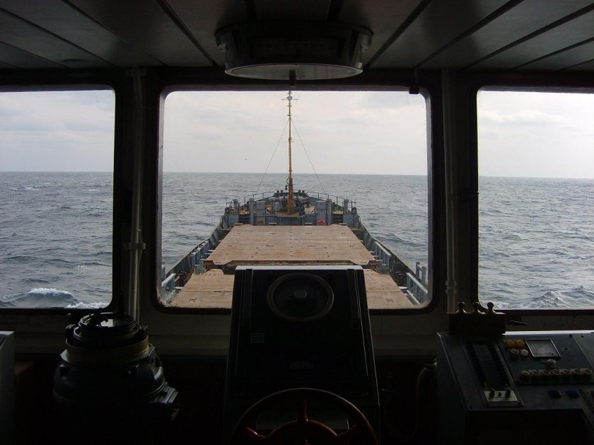 Рулевая рубка сухогрузного судна