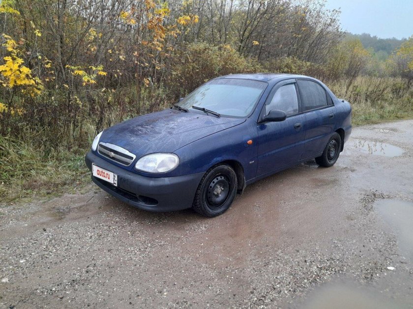 Шевроле ланос 2009 синий