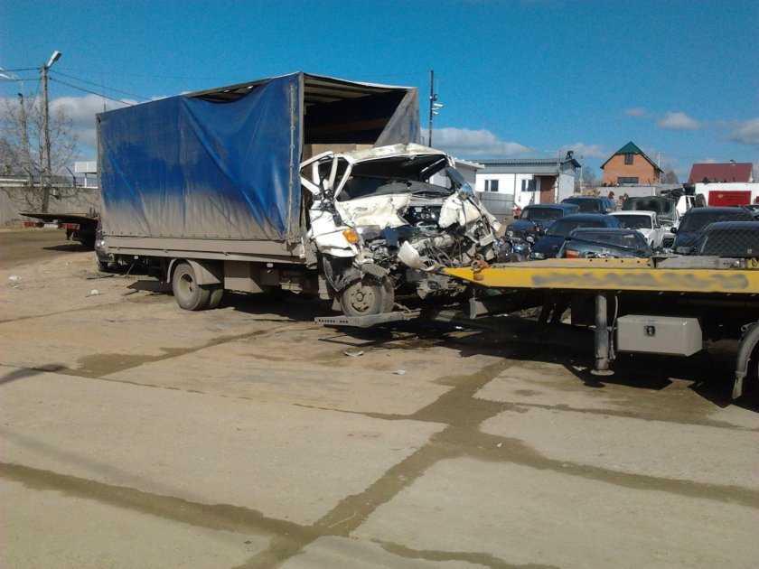 Погрузка на эвакуатор