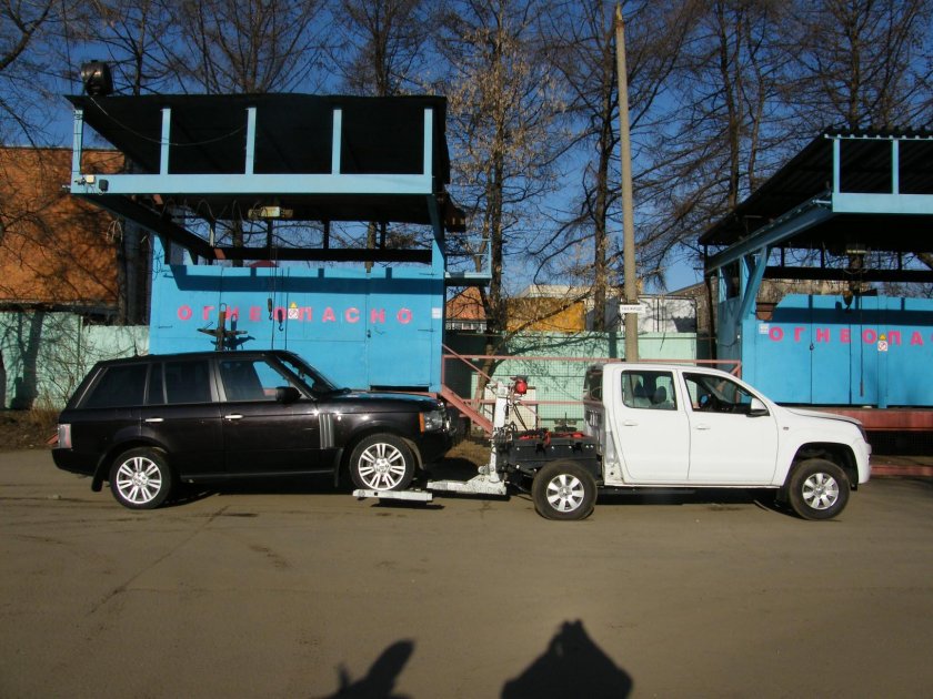 Эвакуатор частичной погрузки Omars