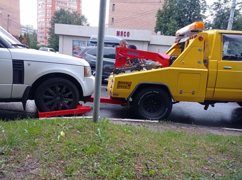 Эвакуатор с частичной погрузкой