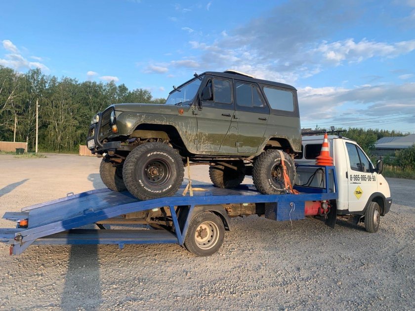 Уаз буханка эвакуатор