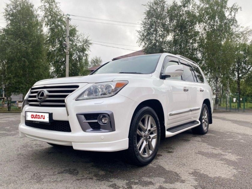 Лексус лх 570 2013 белый
