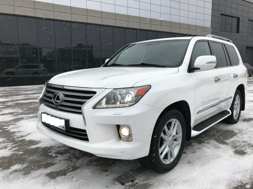 Лексус GX 570 белый